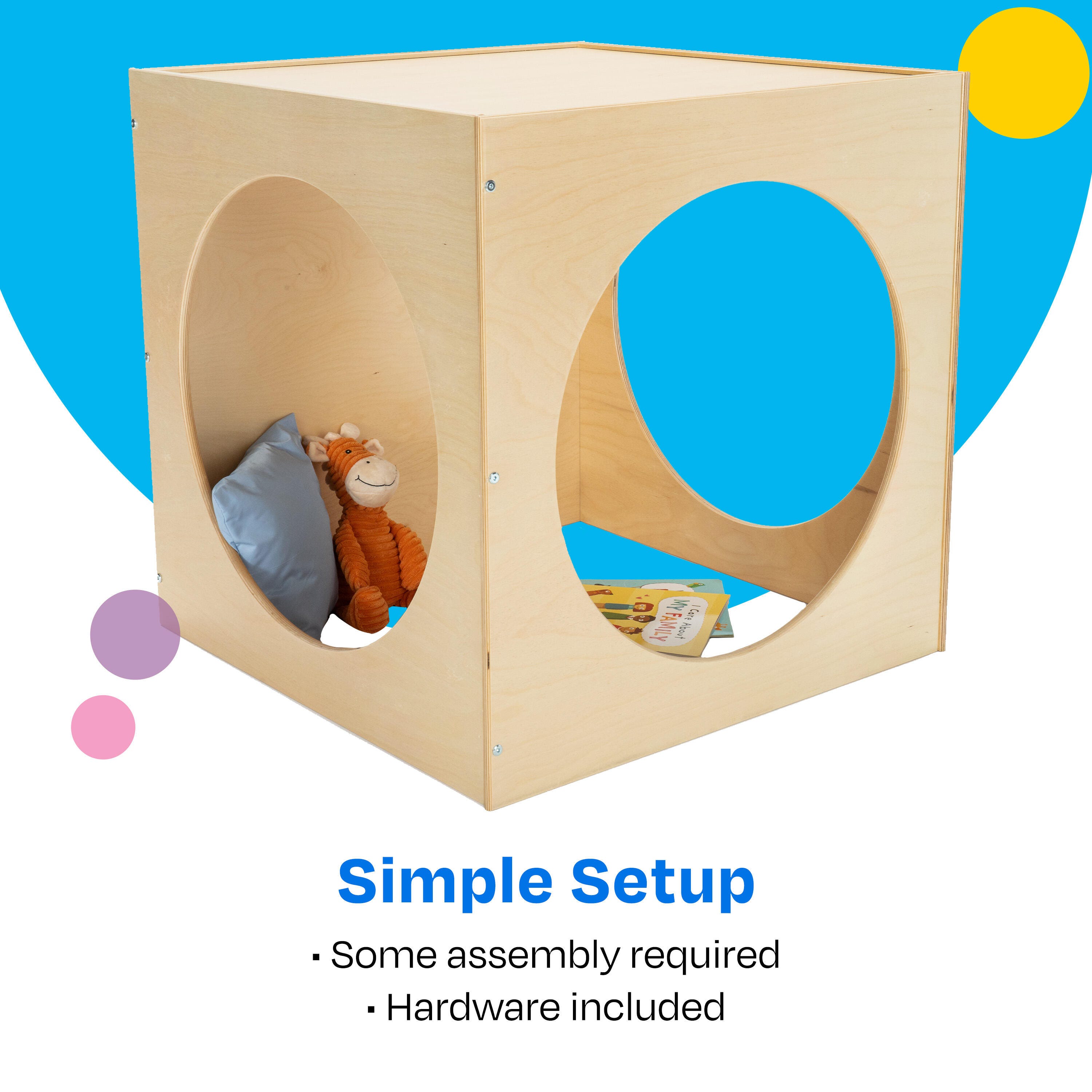 Childcraft Cozy Cube, 29-1/2 x 29-1/2 x 29-1/2 Inches